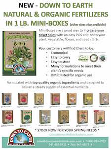 About Down To Earth Mini fertilizer Boxes