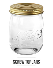 Le Parfait Screw Top Jars