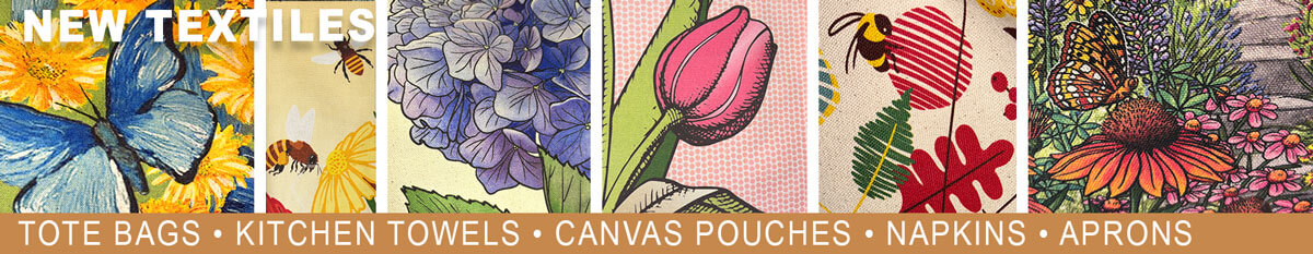 close up detail of new textile designs