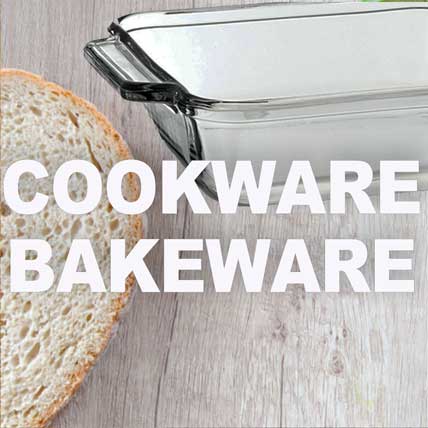Home Goods - Cookware and bakeware, Stainless Steel Pans & Glass Bakeware