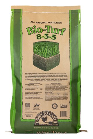 Down To Earth Fertilizer Bio-turf 8-3-5   50lb