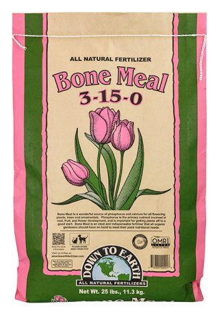 Down To Earth Fertilizers Bone Meal 3-15-0   25 lb