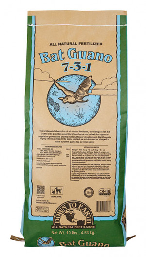 Down To Earth Fertilizers Bat Guano 7-3-1  10lb USA