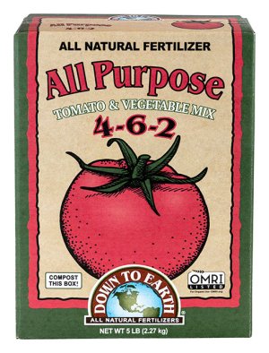 Tomato Fertilizer Organic - All Purpose 4-6-2  5lb USA