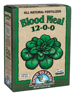 Down To Earth Fertilizer USA Blood Meal 12-0-0   4lb 