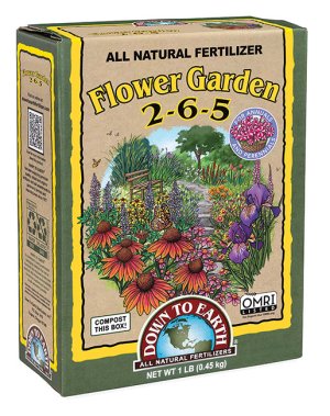Flower Garden 2-6-5 Mini  1 Lb - Down To Earth Fertilizer USA