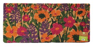 Coir Mat/pvc Wildflowers18"x40