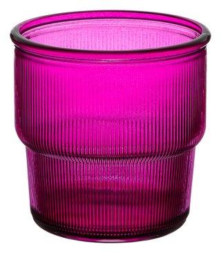 Stackable 10oz Glass Fushsia