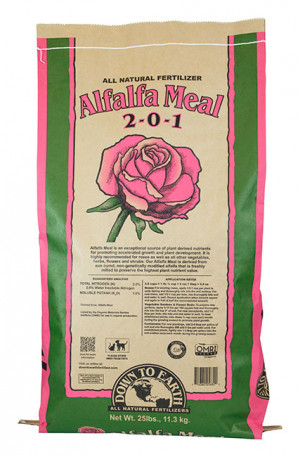 Down To Earth Fertilizers Alfalfa Meal 2-0-1  25lb USA