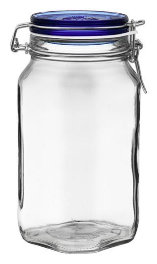 Fido Jar 1.5lt Blue Lid