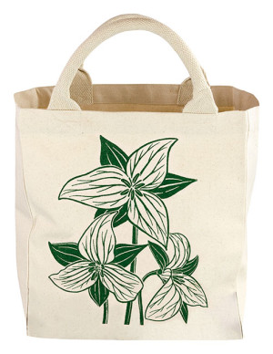 Canvas Tote Trillium Medium - Tote Bag - Cottagecore