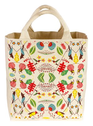 Canvas Tote Birds Medium - Tote Bag 