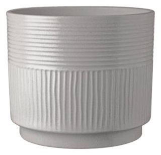 Sk Nara Terra 5.11" Gray Plant Pot