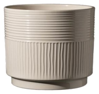 Sk Nara Sabi 7.48" Cream Plant Pot