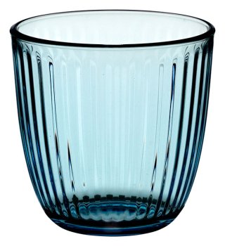 Line Water Lively Blue - Drinking Glass