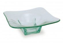 Serving Bowl 8" Sqr Clear*c/o*