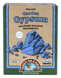 Down To Earth Fertilizers Garden Gypsum  5lb USA