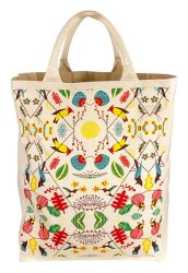 Canvas Tote Birds Large - Bird Design