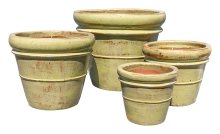 Riviera Roma Antique Grn S4 - Stoneware