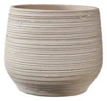 Sk Ravenna 4.72" Cream Plant Pot