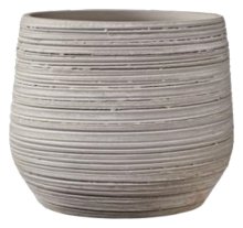 Sk Ravenna 4.72" Gray Beige Plant Pot