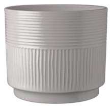 Sk Nara Terra 7.48" Gray Plant Pot