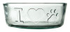 Love Pets Cat Dish 5.5" Clear