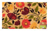 Coir/pvc  Mat Red Floral