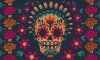 Coir Mat/pvc Skull