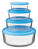 Storage Bol Rd Set/4 Blue^